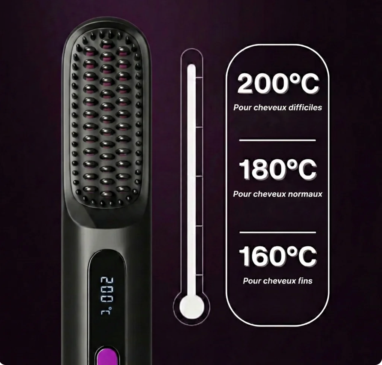Brosse lissante Aura